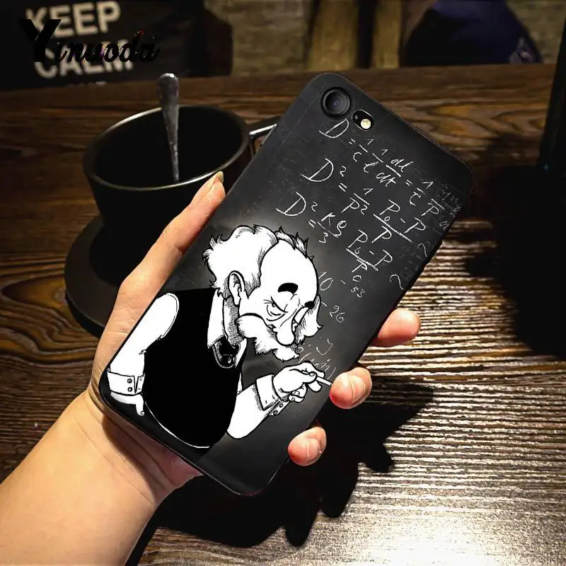 Yinuoda для iphone 7 6 X чехол с формулами математическая формула химический кремний чехол для телефона для iphone 7X6 6S 8 Plus 5 5S SE XR XS XSMAX