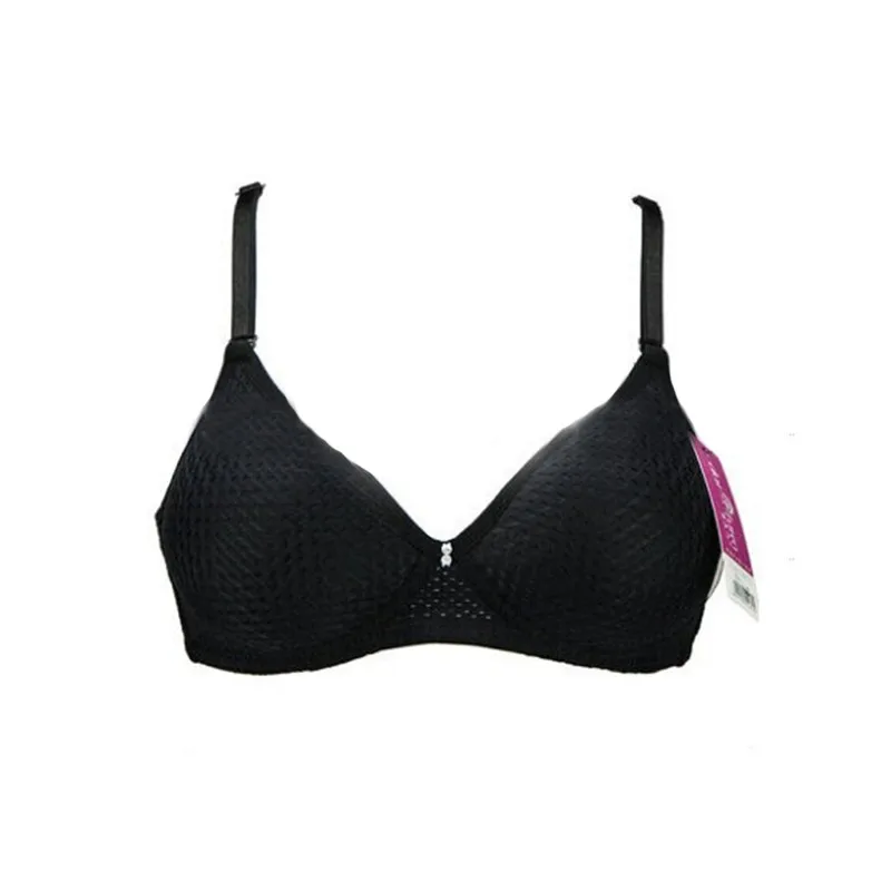 

Women's Sexy Breathable Deep-V Push Up Wireless Plain Bra Underwear Cup B Hot