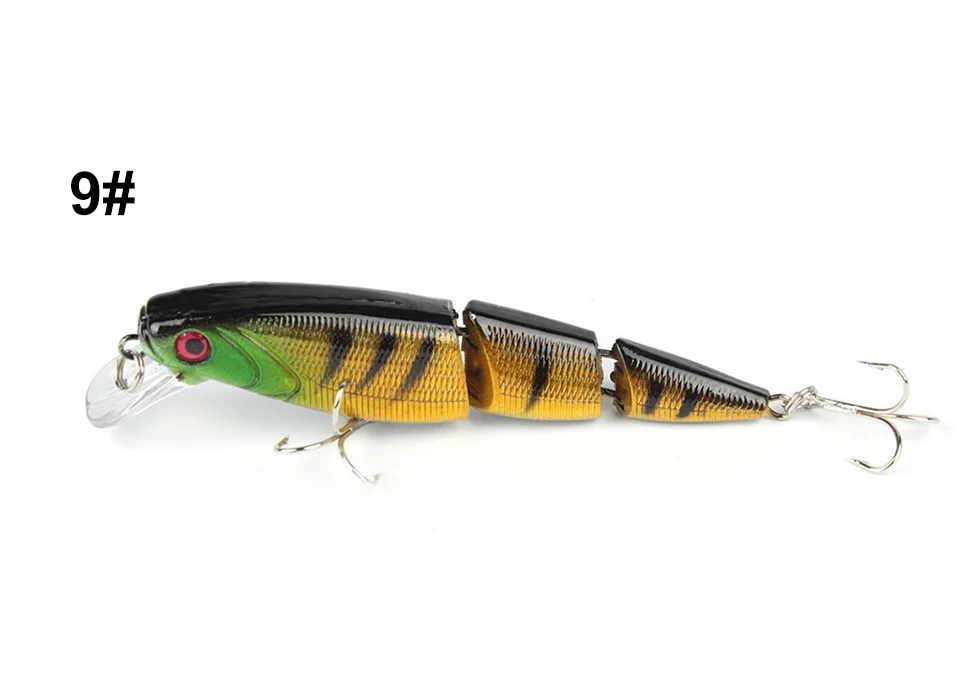 1PCS Jointed Fishing Lure 10.5CM 15G Floating Minnow Plastic Artificial Fishing Wobblers Tools 3 Sections Lure