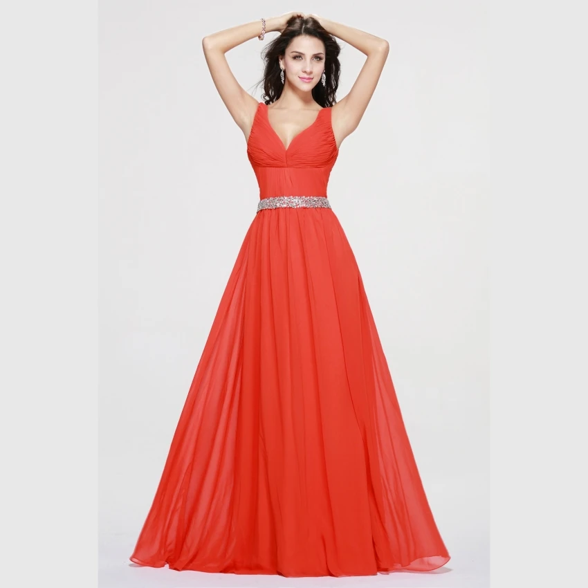 Сексуальное длинное вечернее платье на тонких бретельках новинка 2019 шифоновое