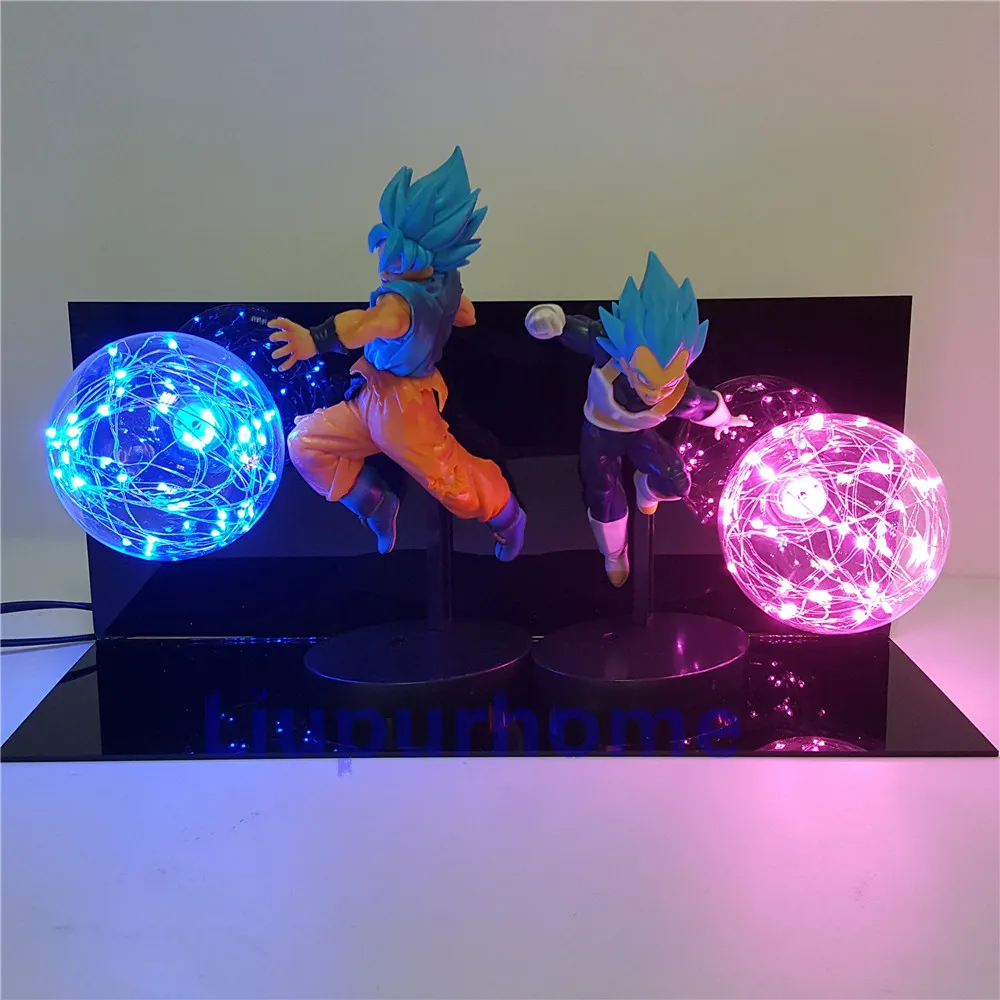 Dragon Ball Super Lampara Luminaria Goku Vegeta аниме Dragon Ball Z Goku Vegeta DBZ светодиодный ночник настольная лампа Dragon Ball лампа