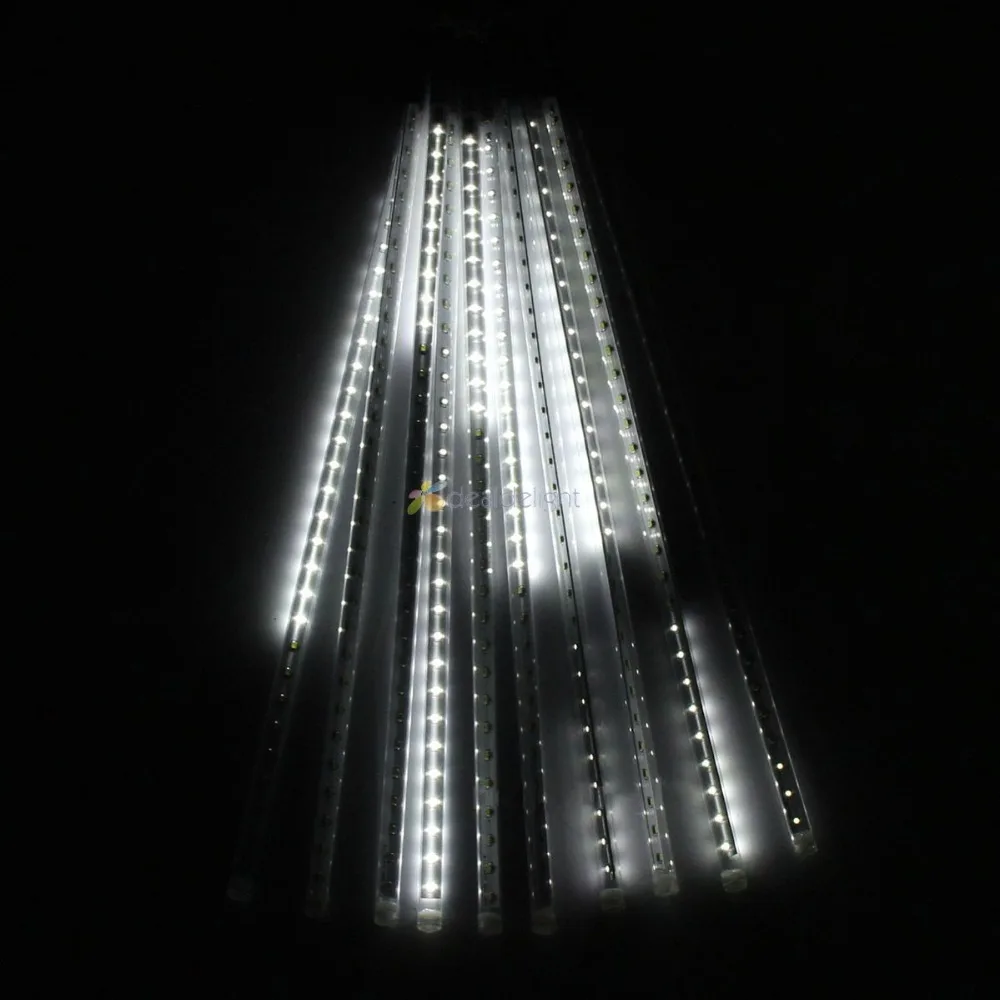 50 см 3528 SMD метеоритный дождь светильник 54 светодиода 10 трубок гирлянда вечерняя