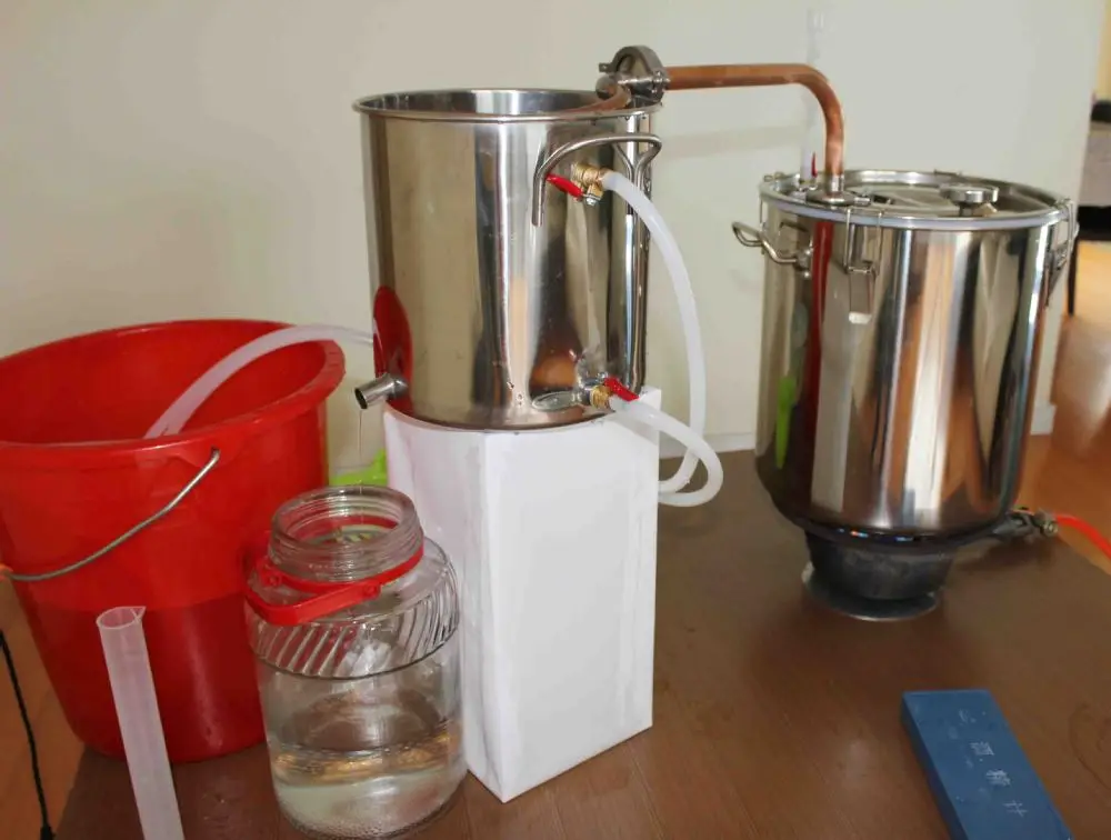 25L медное оборудование для пивоварения мелкие бытовые паровой дистилляции