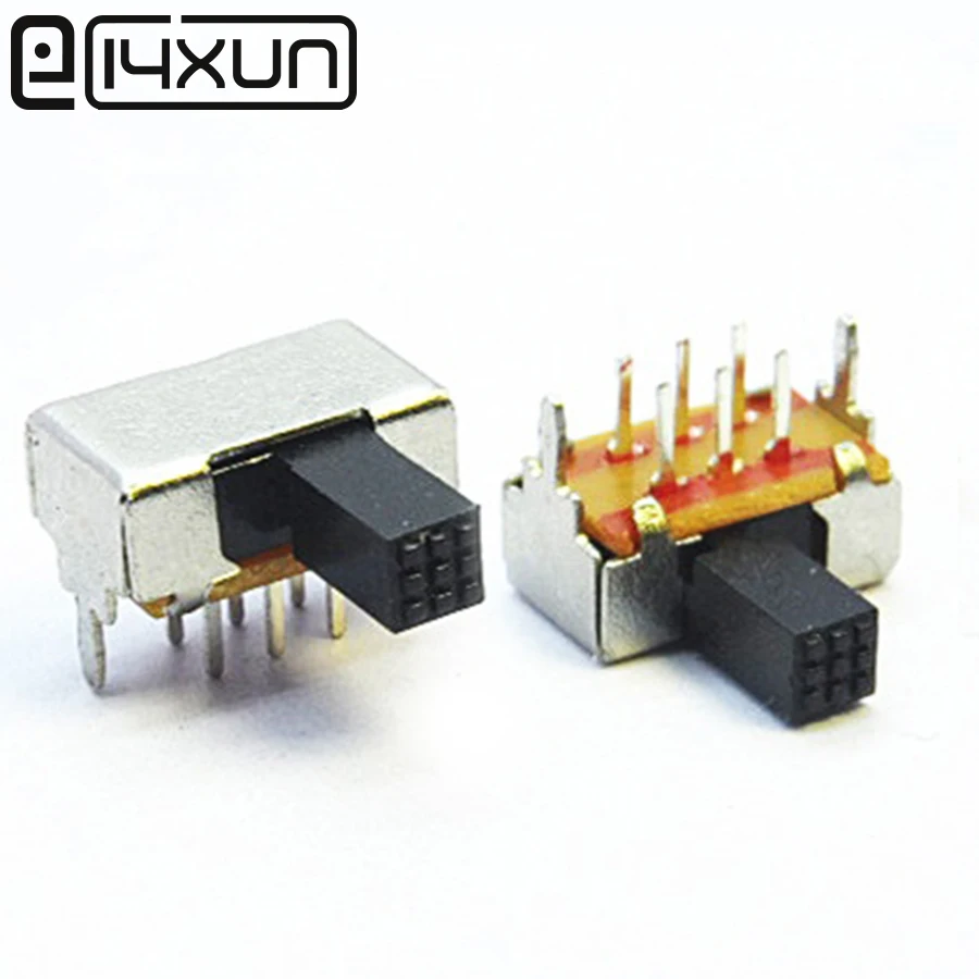 Переключатель EClyxun SK22D02 2x3P 6 контактов длина 5 мм 10 шт. | Строительство и ремонт