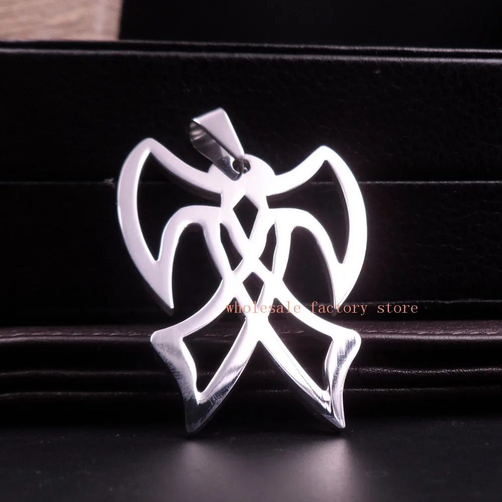 Оптовая продажа 5 шт. Большая двойная подвеска из нержавеющей стали с 24-дюймовой