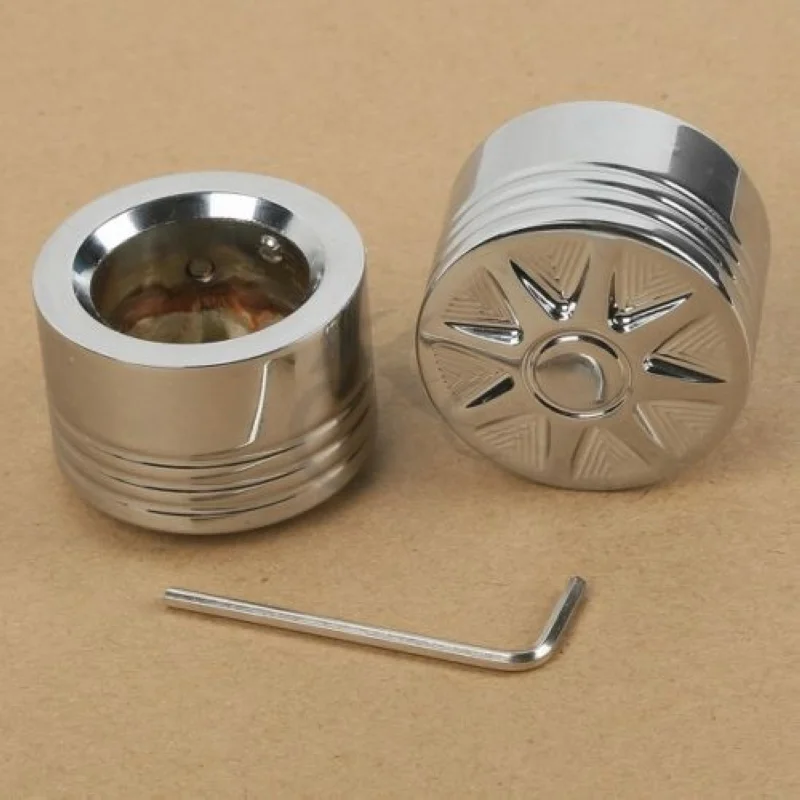 

28.8mm Left & Right Front Axle Nut Cover Bolt Kit For Harley Sportster XL883 Touring Road Glides King Dyna Trike Chrome Aluminum