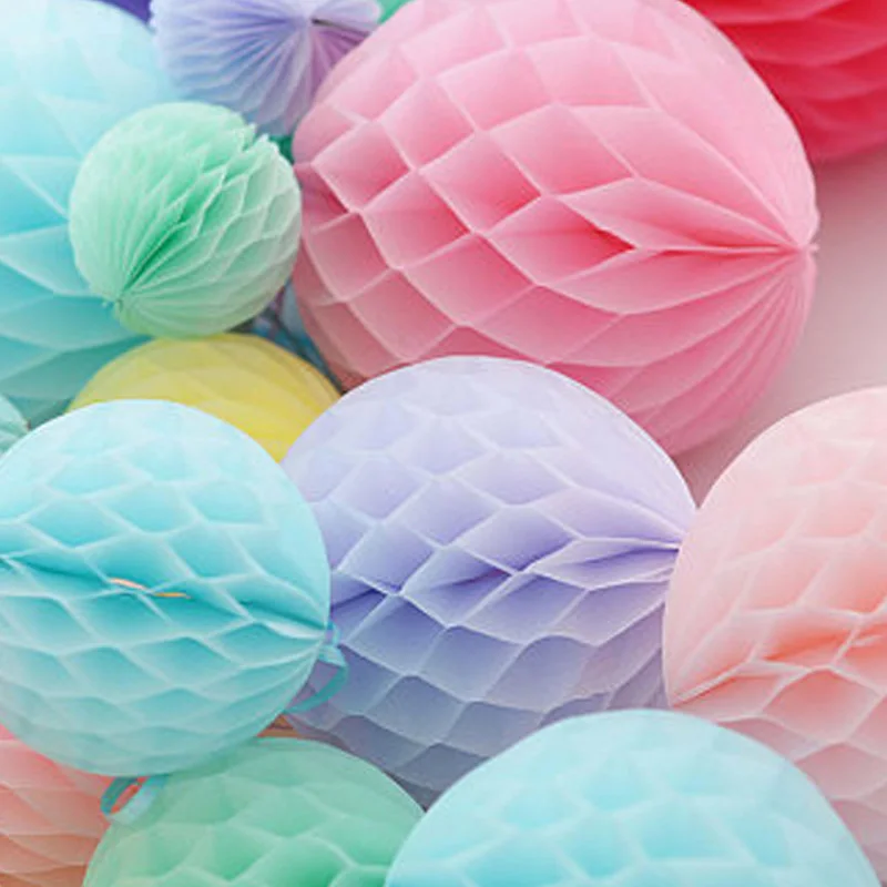 Вафельные шарики. Воздушный шар из вафельной бумаги.