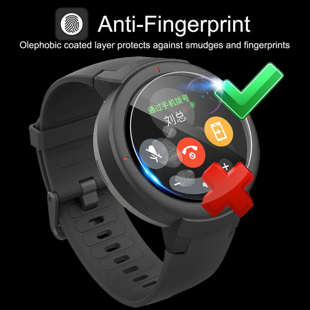 3 шт Взрывозащищенная защитная пленка для Huami Amazfit Verge защита экрана