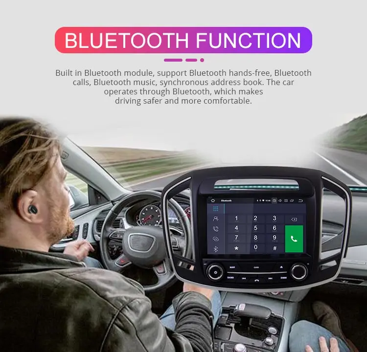 Besina Android 9,0 автомобильный dvd-плеер для Opel Vauxhall Holden Insignia- Мультимедиа gps стерео 2 Din автомагнитола стерео