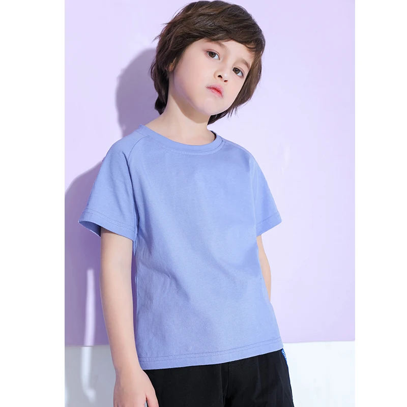 Pioneer Kids/летние фиолетовые футболки с короткими рукавами Топы буквенным принтом