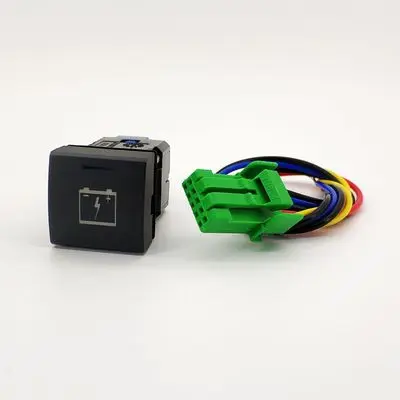 Battery switches Переключатели батареи и блок питания Кнопка включения и р радар переключатель с кабелями для Toyota Land Cruiser Prado - Цвет: Battery switches