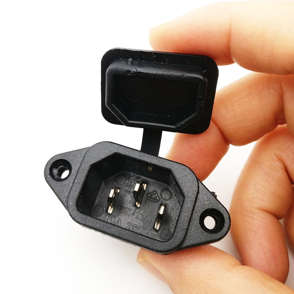 IEC320 C14 Ac 250V 10A панель установленная штепсельная розетка адаптер разъем с