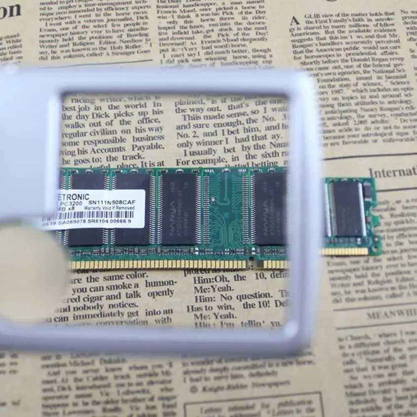 88*57*9 мм светодиодный Лупа с светильник + кожаный чехол увеличительное стекло кран