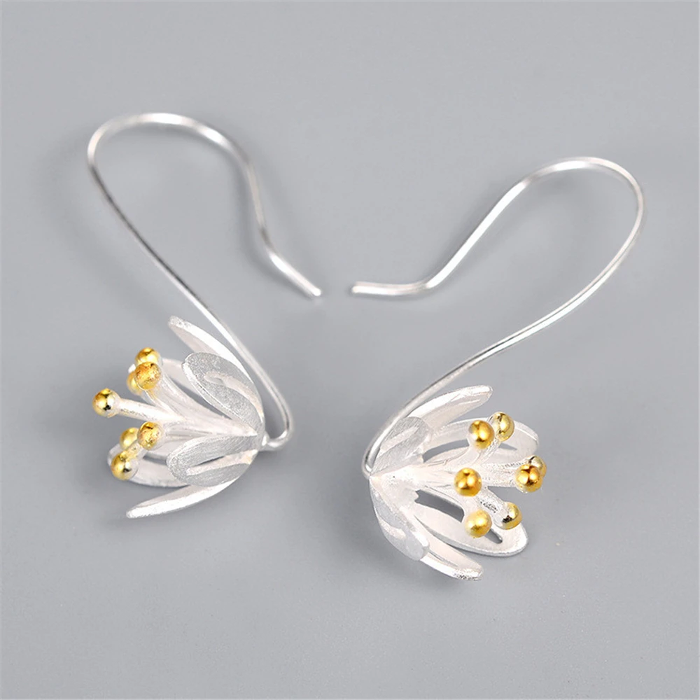 NEHZY женские длинные серьги подвески в виде цветов|drop earrings|drop silver earringsearrings brand |