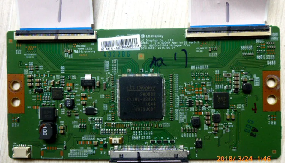 

Original 60Q3T logic board 6870C-0592A screen RDL600WY (LD0-007)