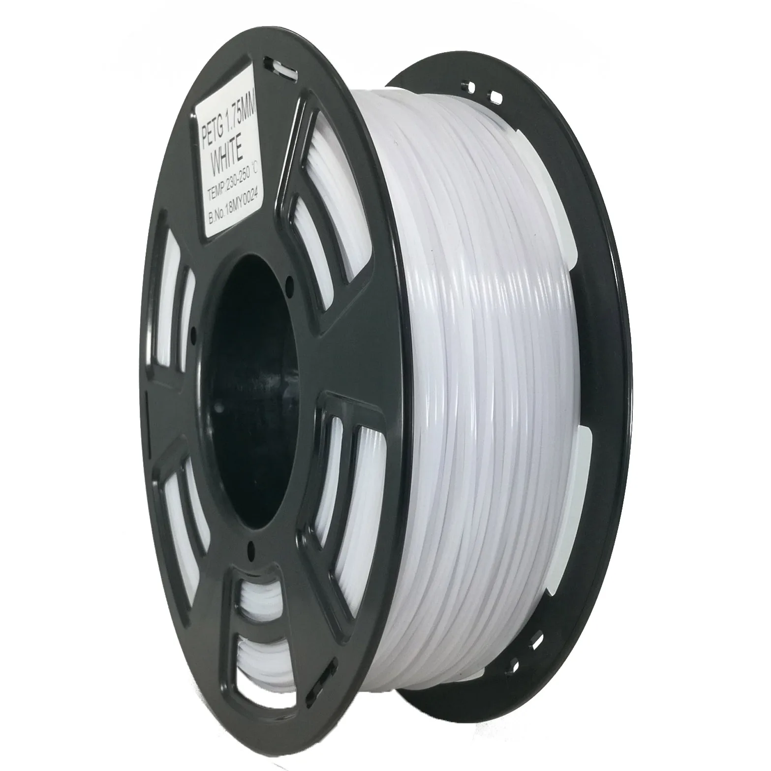 White 3d принтер PETG Филамент PLA пластик 1,75 мм 1 кг/рулон для 1,75 мм 1 кг пластиковый резиновый расходный материал MK8 экструдер набор Prusa I3 - Цвет: White