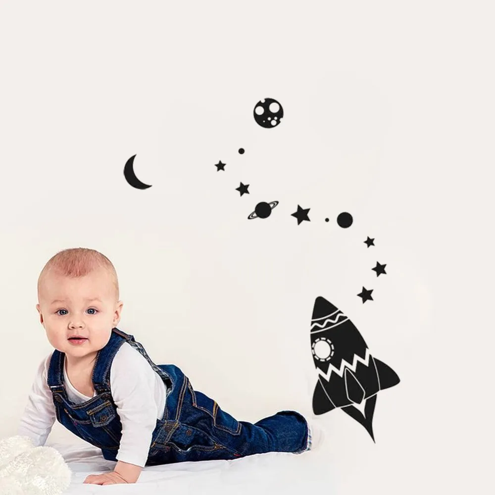 KUCADA творческая детская комната DIY художественные настенные наклейки домашний