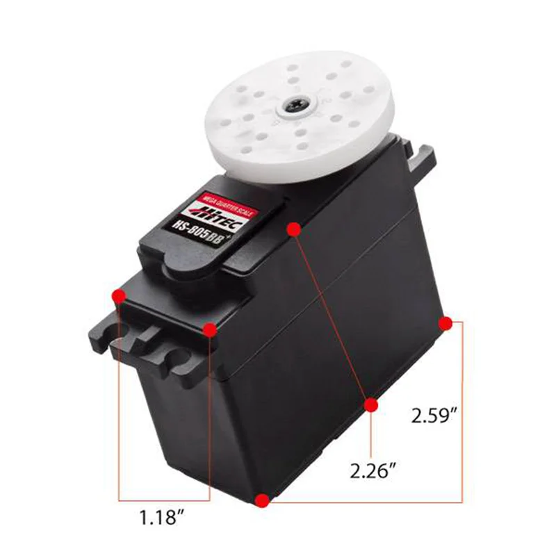 HITEC HS-805BB Mega Giant Scale Servo 52g 24 7 kg.cm | Игрушки и хобби