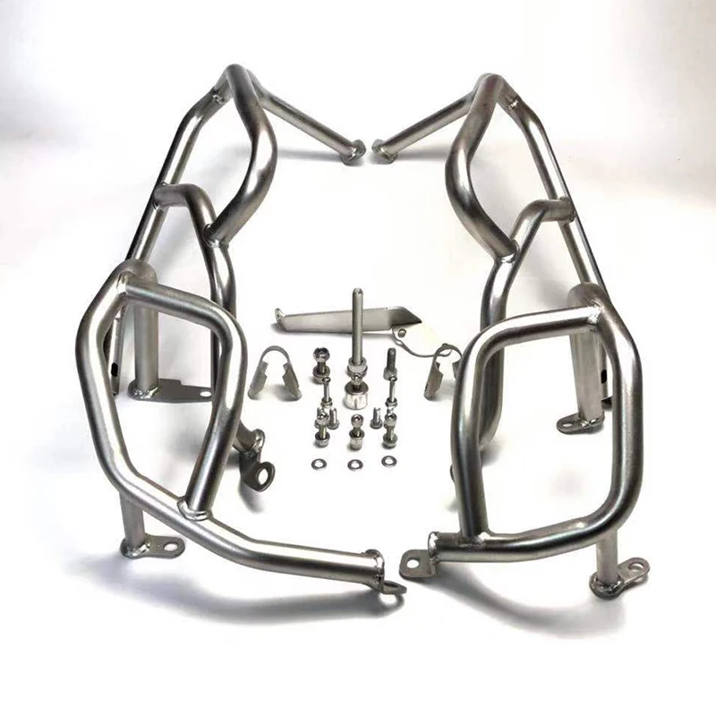 For BMW F850GS F750GS 2018 2019 Upper and Lower Motorcycle Engine Frame Protector Crash Bars Guards Highway Silver | Автомобили и