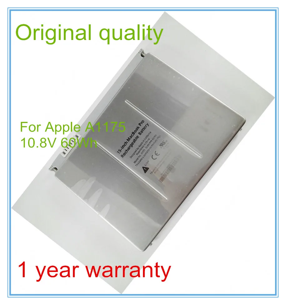 Аккумулятор A1175 для ноутбука Pro 15 дюймов A1150 A1260 MA463 MA348 MA464 MA600 MA601 MA610 10 8 В 60 Втч|battery