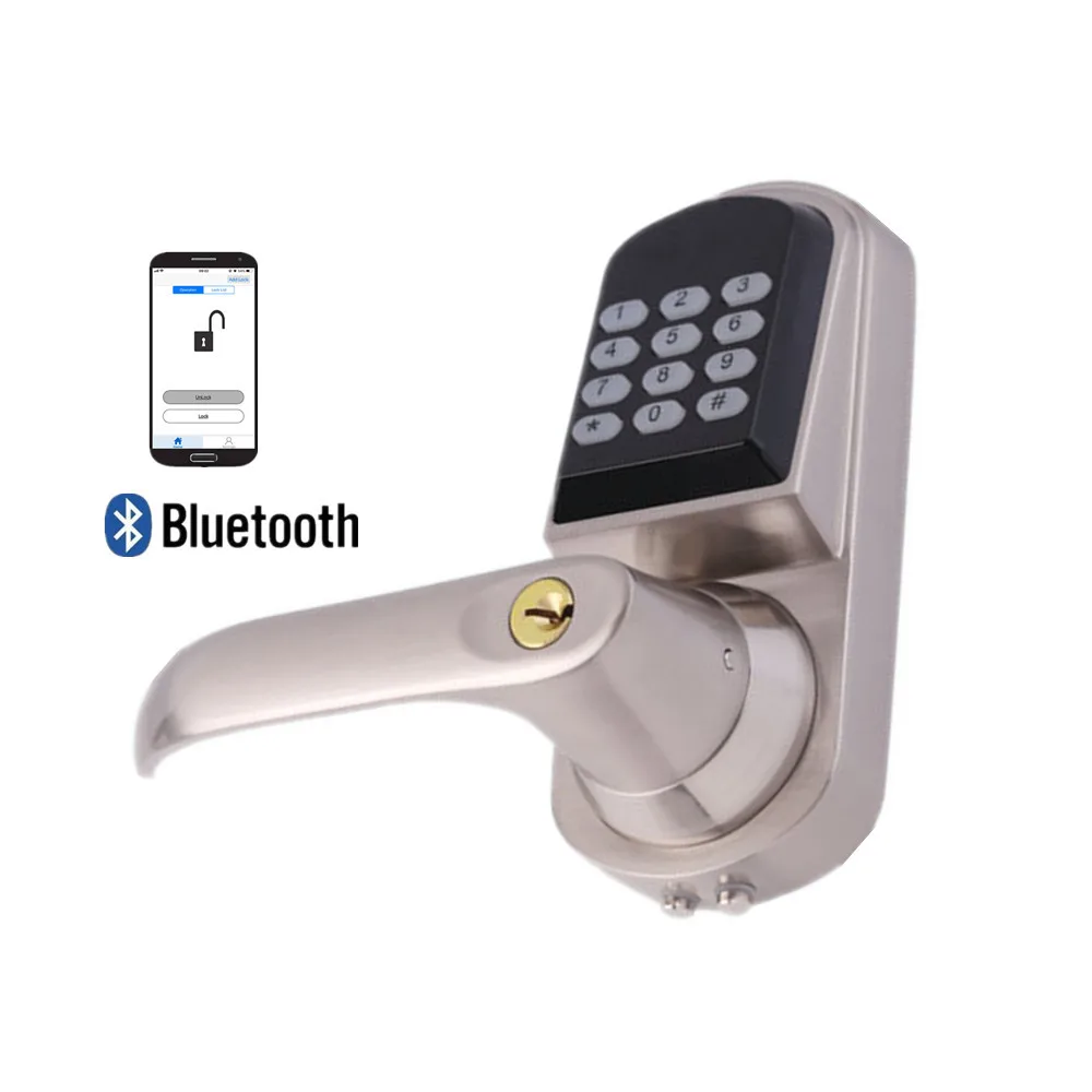 Bluetooth приложение Смарт-замок без ключей замок двери, электронный ключ или Аварийный ключ разблокировка