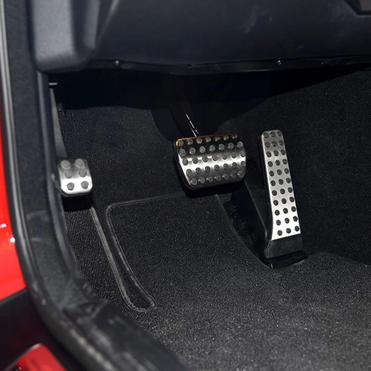 Stainless steel AT pedal For Mercedes Benz C E S GLK SLK CLS SL-Class W203 W204 W211 W212W210 accelerator brake footrest pad | Автомобили