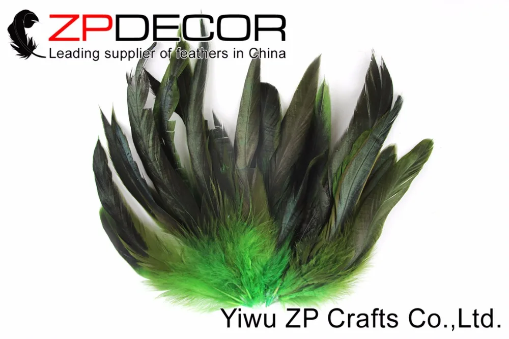 ZPDECOR 200 шт./лот 15 20 см (6 8 дюймов) ручной выбор красивый уникальный Келли зеленый