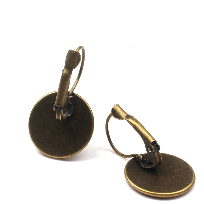 2019 New Fashion Retro Phone Earrings Handmade Glass Dome Retro Phone Dial Glamour Jewelry Round Earrings Classic Ladies Jewelry