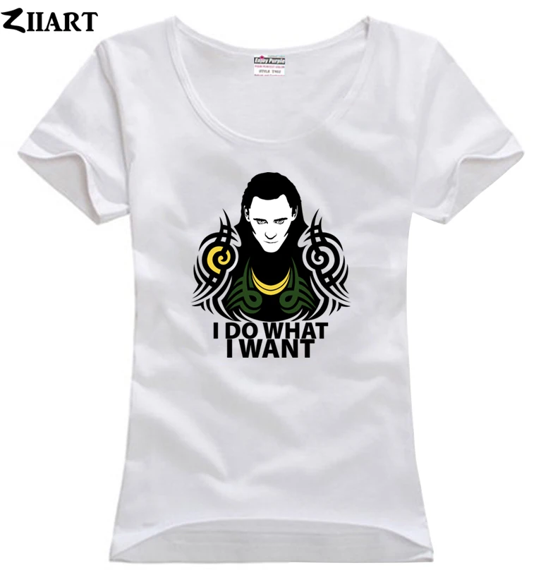 Я делаю то что хочу Loki Laufeyson Odinson tom hiddleston одежда для пары Женская хлопковая