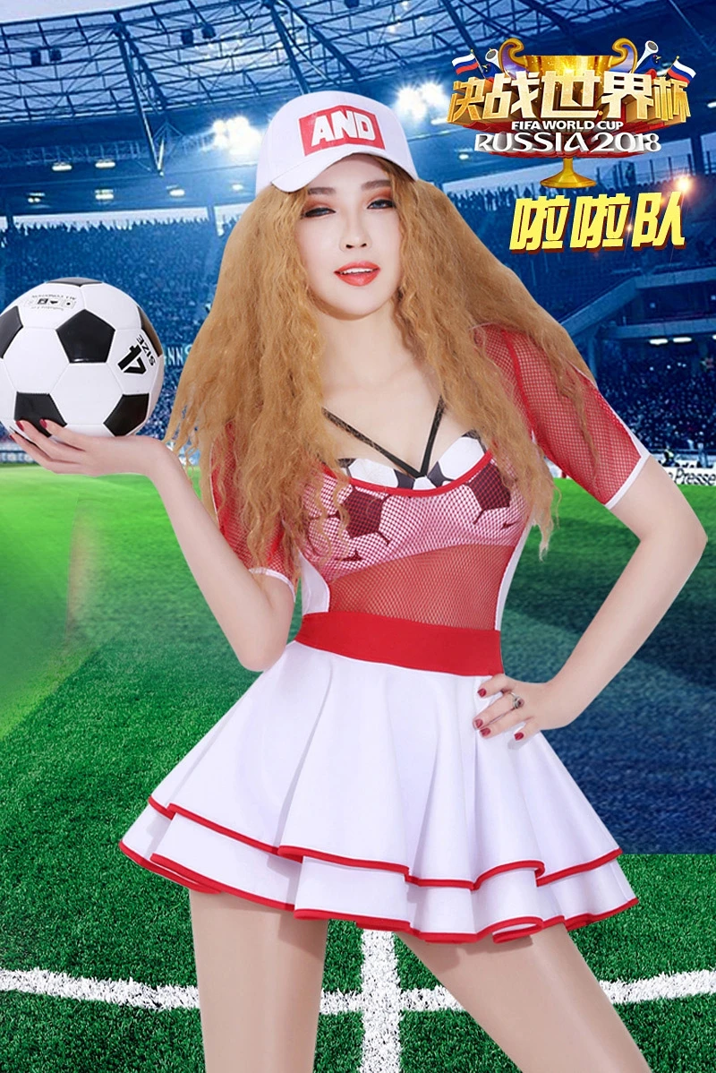 

Dancing girl sexy football baby bar DS performance nightclub cheerleading costume woman freeshipping