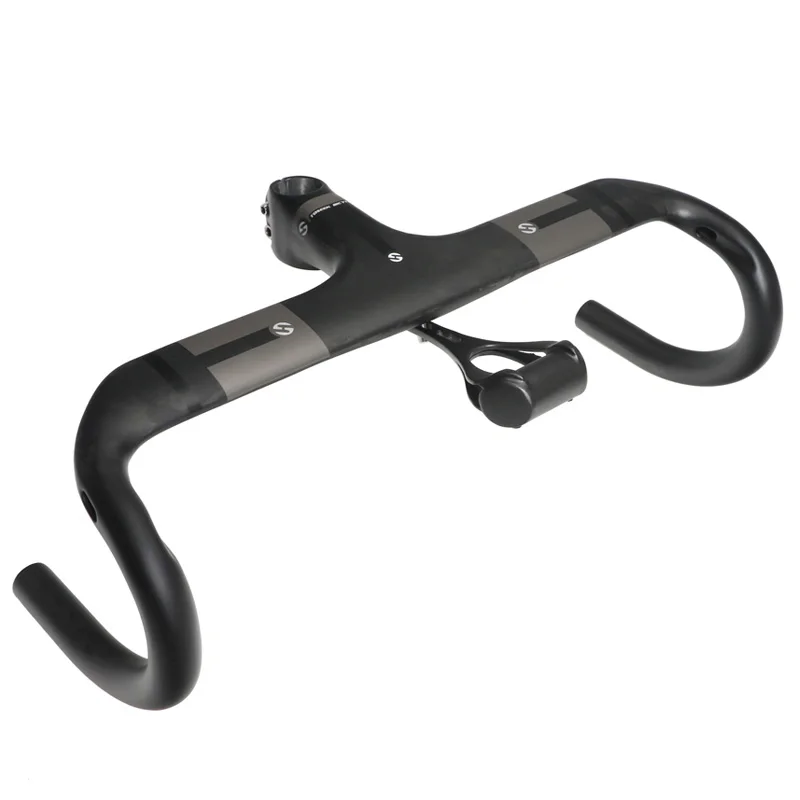 TOSEEK руль для велосипеда углеродный шоссейного интегрированный