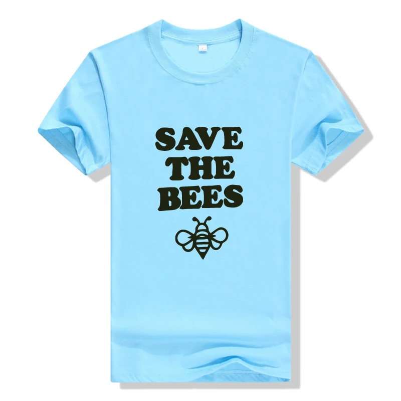 Лидер продаж футболка с надписью Save The Bees Женская Милая графическим принтом