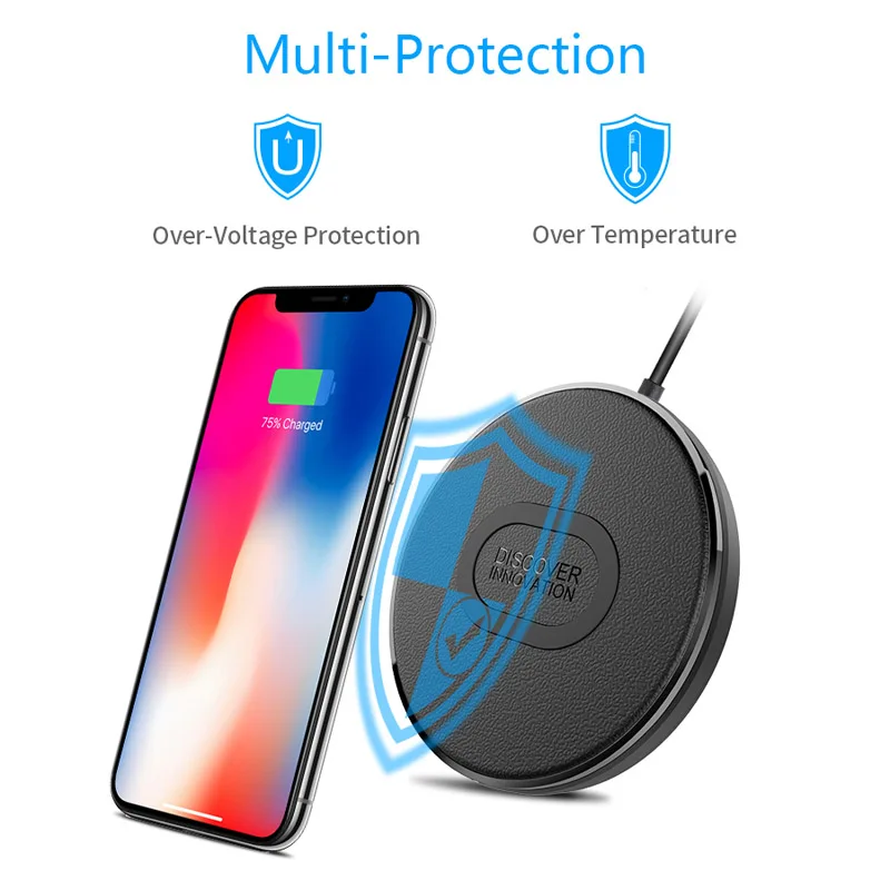 NILLKIN 10 Вт Быстрая Зарядка Qi Беспроводное зарядное устройство для iPhone Xr мини