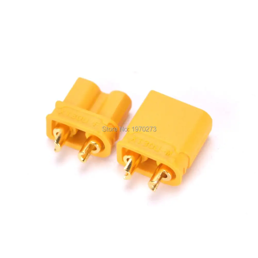 Amass XT30U Upgrade XT30 штекер разъема 2 мм пуля для RC FPV Lipo батареи Quadcopter|2mm bullet connector|bullet