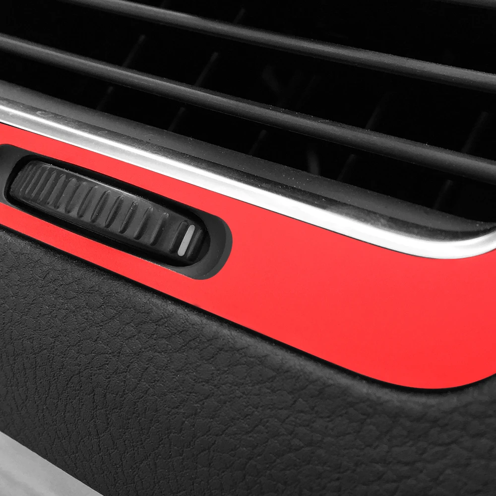 Углеволоконная пленка Авто кондиционер розетки панель декоративная наклейка