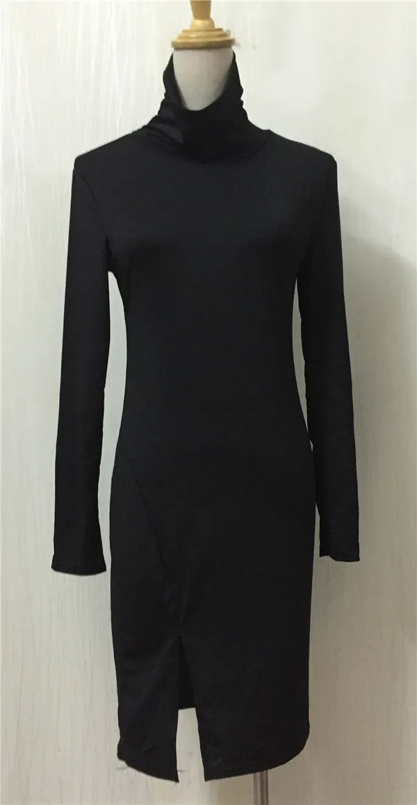 Новое Женское платье в европейском и американском стиле Сезон осень зима Vestido