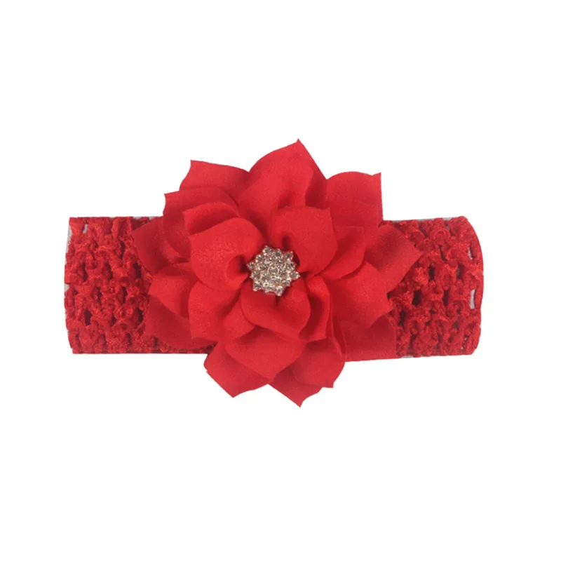 Лидер продаж милые девочки цветок солнца с горный хрусталь эластичной лентой