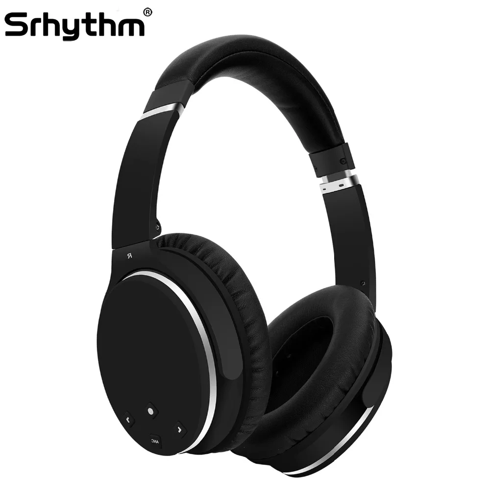 Bluetooth Беспроводные наушники с шумоподавлением Hifi складные ANC Накладные глубокие