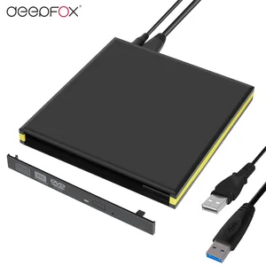 Сверхтонкий внешний слот в DVD RW корпус USB 3,0 DVD чехол 12,7 мм SATA чехол для ноутбука оптический привод