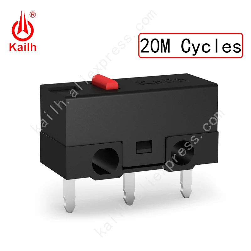 Микропереключатель Kailh многофункциональный 10/20/30 м 3 контакта SPDT 1P2T - купить по