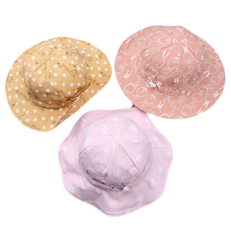 2019 новая весенне летняя полосатая шляпа для маленьких девочек детская защиты от