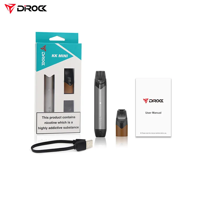 Оригинальный Dirock KK Mini Pod 650 мАч для начинающих стартовый комплект картриджа 1.4ohm