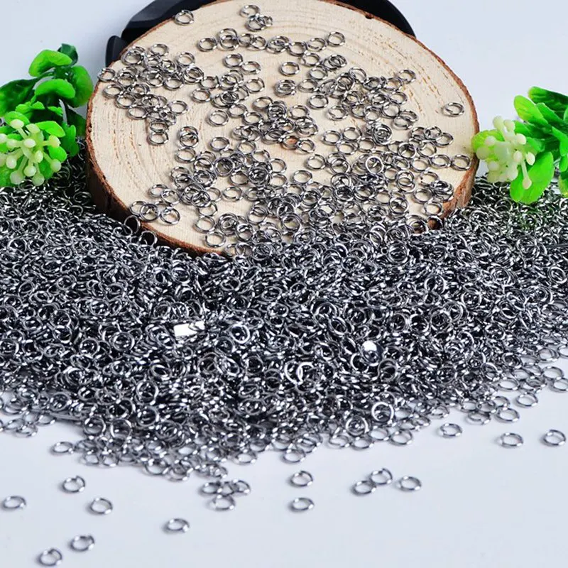 Открытые соединительные кольца из цинкового сплава разных размеров фурнитура