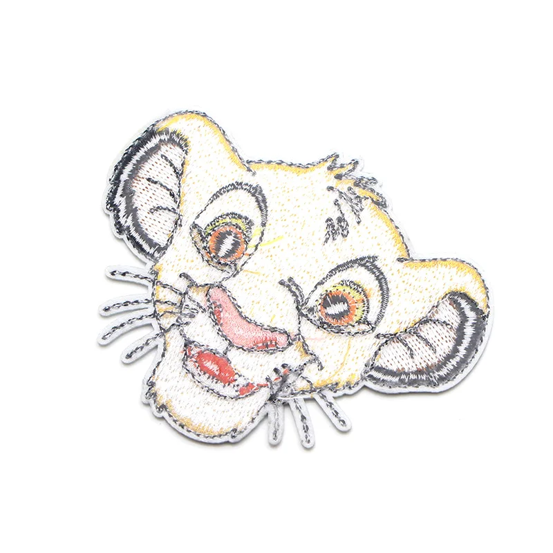 Лев Король Simba мультфильм Железный На заплатках одежда para diy эмблемы с вышивкой шитье аппликация Patchworks наклейки E0076
