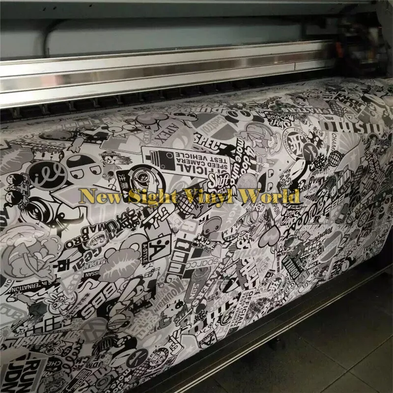 Черно белая виниловая пленка для автомобиля Размер пузыря: 1 50*30 м/рулон|vinyl film|film