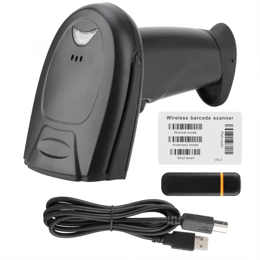 FG2106 2 4G беспроводной USB 1D штрих код Широкая совместимость сканер считыватель с