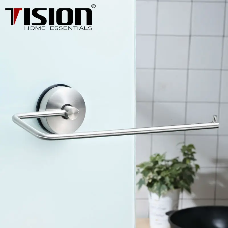 Присоска из нержавеющей стали держатель для кухонного полотенца рулон настенный