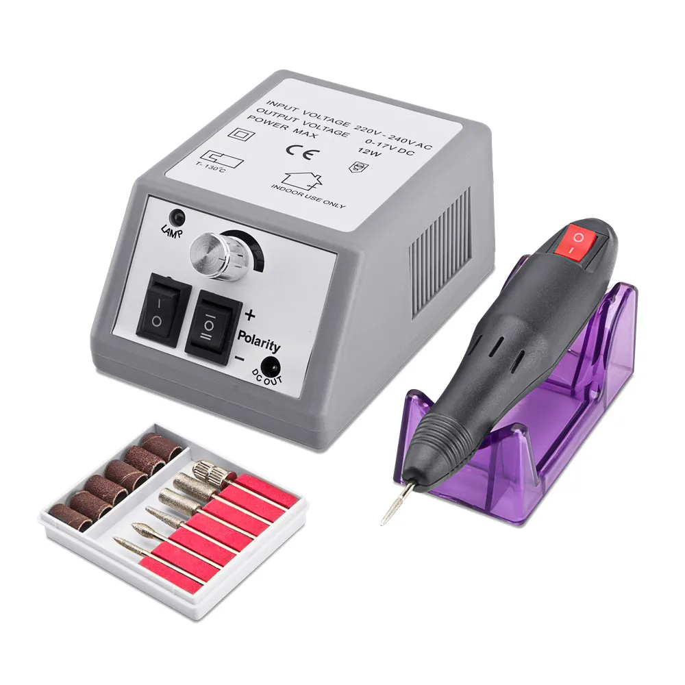 Feecy828 gray EU Feecy электрическая дрель для ногтей, профессиональный набор, маникюрный аппарат, электрический аппарат для маникюра, машинка для маникюра, дрель для ногтей - Цвет: Feecy828 gray EU