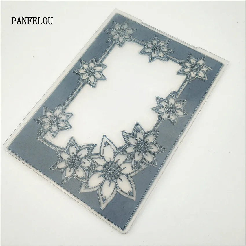 Пасхальная Цветочная рамка PANFELOU Искусственный Пластик для скрапбукинга сделай