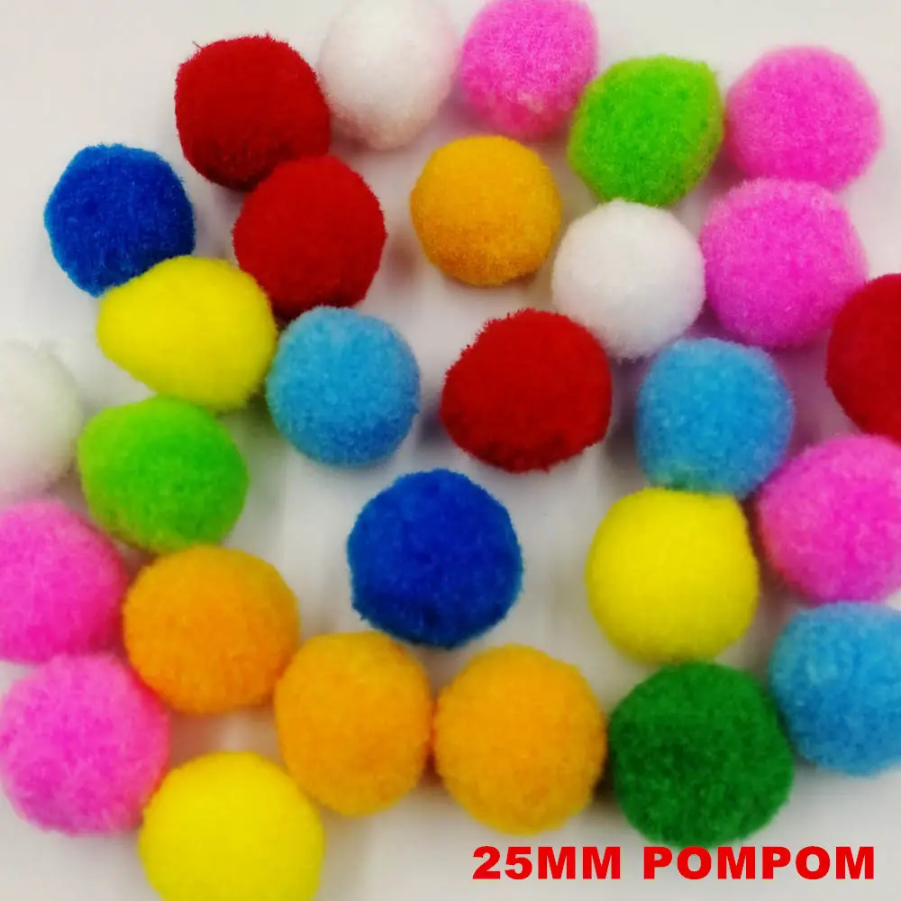 25MM 20g 10/15/20/25/30 мм в диаметре, различные Цвет блеск мишуры Pom DIY куклы ремесло к требованиям заказчика; сверкающие; шарик-помпон, свадьбы, рождества, украшение для альбома 20g - Цвет: 25MM 20g
